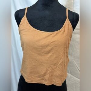 Hollister brown tank top